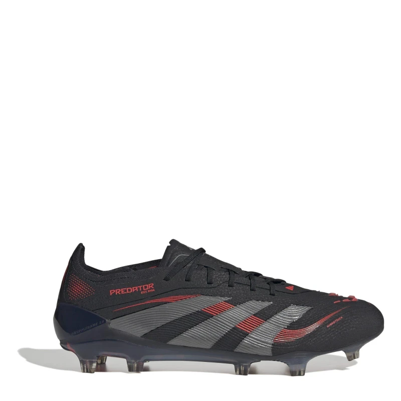 Image of adidas Predator Elite Firm Ground Football Boots Black/Grey male 6 (39.3)