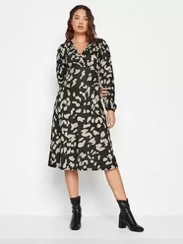 Image of Long Tall Sally Natural Markings Dress, Black, Size 10, Women