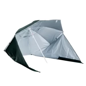 Image of Outsunny All-Weather Beach Umbrella Shelteneer-Green