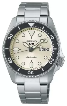 Image of Seiko SRPK31K1 5 Sports SKX aMidia 38mm Mono Stainless Watch