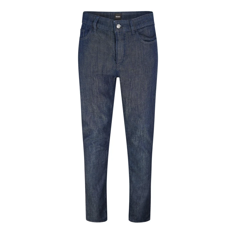 Image of Boss Mens Delaware3 Slim Fit Jeans Dark Blue male 31W R