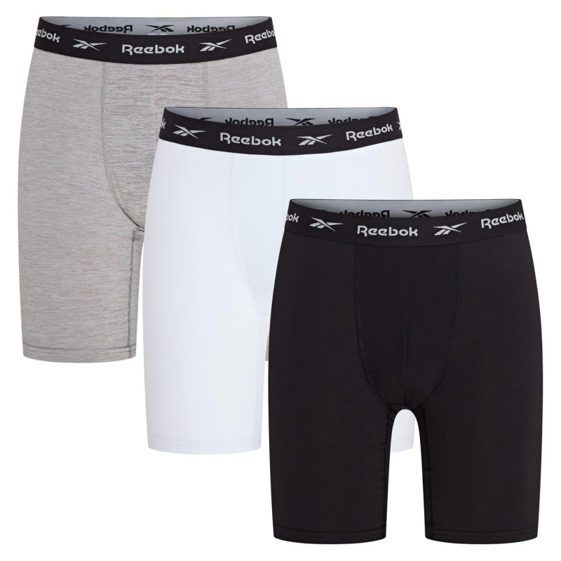 Image of Reebok 3 Pack Boxer Shorts - Multi Multi M