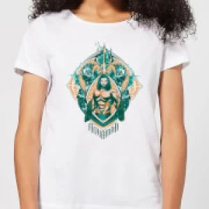 Image of Aquaman Seven Kingdoms Womens T-Shirt - White