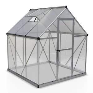 Image of Palram Hybrid Greenhouse 6 x 6 - Silver