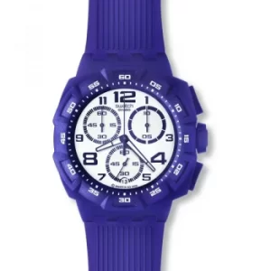 Image of Mens Swatch Purple Funk Chronograph Watch
