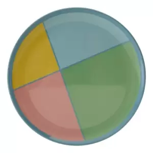 Image of Maison By Premier Mimo Set of 4 Melamine Dinner Plates - Multi-Coloured