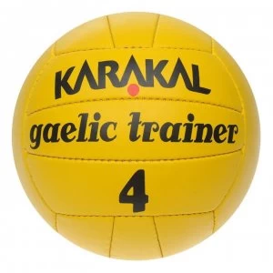 Image of Karakal GAA Trainer Football Size 4 - Yellow