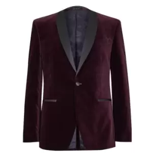 Image of Ted Baker Velvet Jacket - Red
