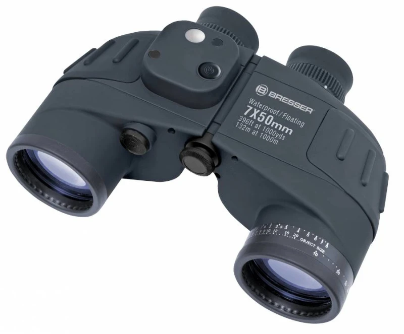 Image of Bresser Optics Nautic 7 x 50 binocular BaK-4 Blue