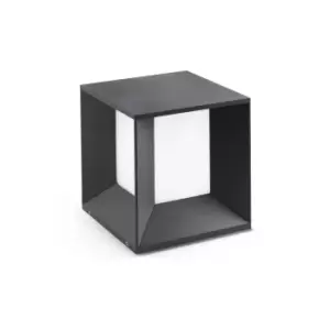 Image of Mila LED Outdoor Pedestal Light White, Dark Grey IP65