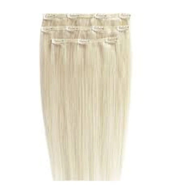 Image of Beauty Works Deluxe Clip-In Extensions 16" 100% Remy Hair - 140 grams, 60 Vintage Blonde, Women