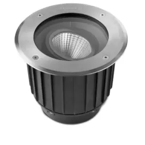 Image of Gea Cob LED Outdoor Recessed Floor Light Stainless Steel Aisi 316 IP67