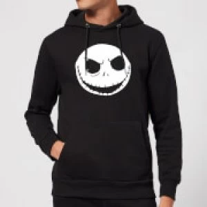Image of Disney The Nightmare Before Christmas Jack Skellington Black Pullover Hoodie - M - Black