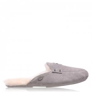 Image of Just Sheepskin Just Sheepskin Helena Mule Slippers - Dove
