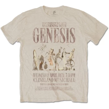 Image of Genesis - An Evening With Unisex Medium T-Shirt - White