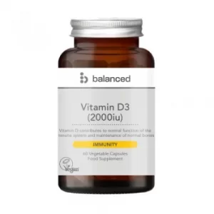 Image of Balanced Vitamin D3 Bottle 60 capsule