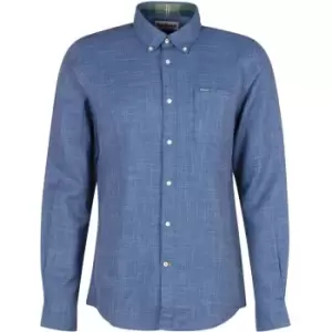 Image of Barbour Ramport Tailored Shirt - Blue