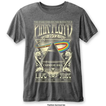 Image of Pink Floyd - Carnegie Hall Unisex Medium T-Shirt - Grey