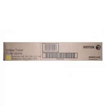 Image of Xerox 006R01450 Yellow Laser Toner Ink Cartridge