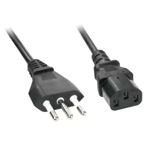 Image of Lindy 30411 power cable Black 0.7 m C13 coupler