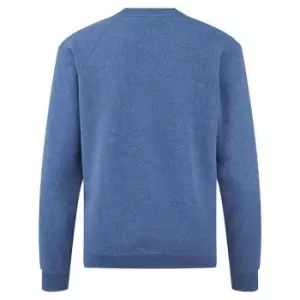 Image of Fruit Of The Loom Childrens Unisex Raglan Sleeve Sweatshirt (3-4) (Heather Royal)