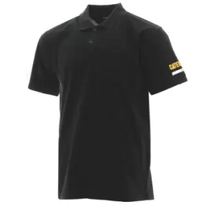 Image of Essentials Polo Shirts Black Small