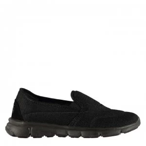 Image of Slazenger Zeal Slip On Ladies Shoes - Black Mesh