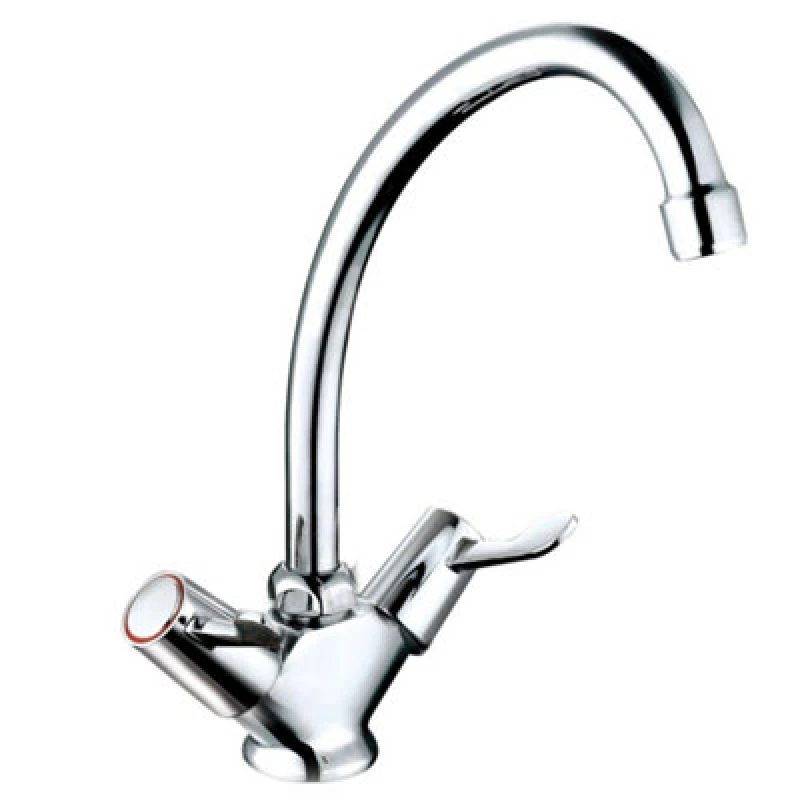 Image of Balterley Contemporary Dual Lever Kitchen Sink Mixer Tap, White