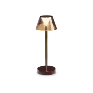 Image of Lolita Integrated LED Table Lamp Coffee IP54 3000K
