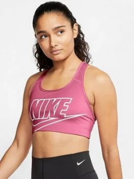 Image of Nike Medium Support Futura Sports Bra - Fuchsia
