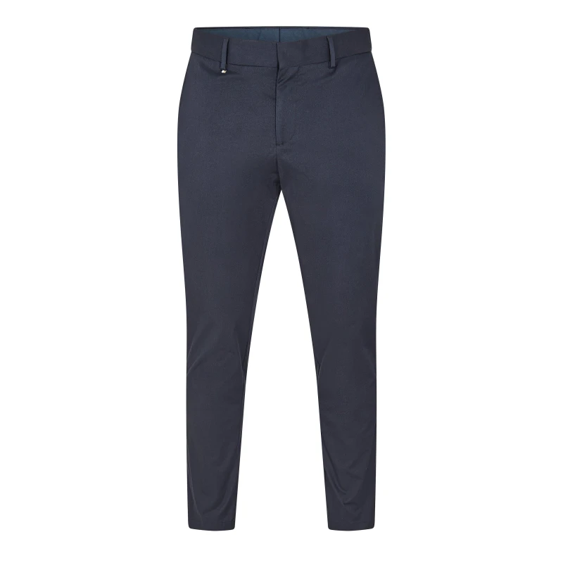 Image of Boss Mens C-Genius-Dtl-243F Straight Leg Trousers Dark Blue male 32