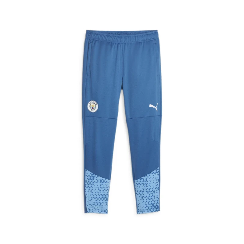 Image of Puma Manchester City Training Bottoms 2023 2024 Adults - Blue Blue S