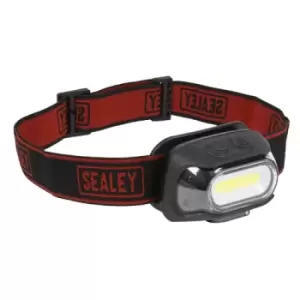 Image of Sealey Rechargeable Head Torch with Auto-Sensor 8W COB LED