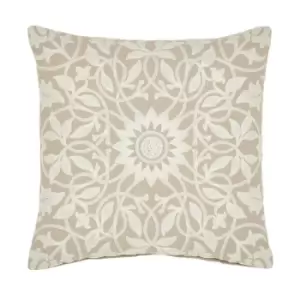 Image of Morris and Co Pure St James Cotton Cushion - Beige