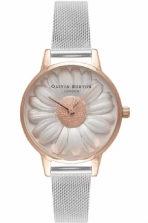 Image of Ladies Olivia Burton Moulded Daisy Watch OB16FS94