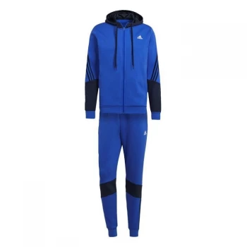 Image of adidas Sportswear Cotton Fleece Tracksuit Mens - Bold Blue / Legend Ink