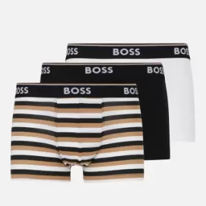 Image of BOSS Bodywear Power Design Cotton-Blend Trunks 3 Pack - S