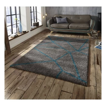Image of Royal Nomadic 5746 Grey Blue 160cm x 220cm Rectangle - Grey