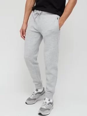 Image of Superdry Orange Label Classic Jogger, Grey Marl Size M Men