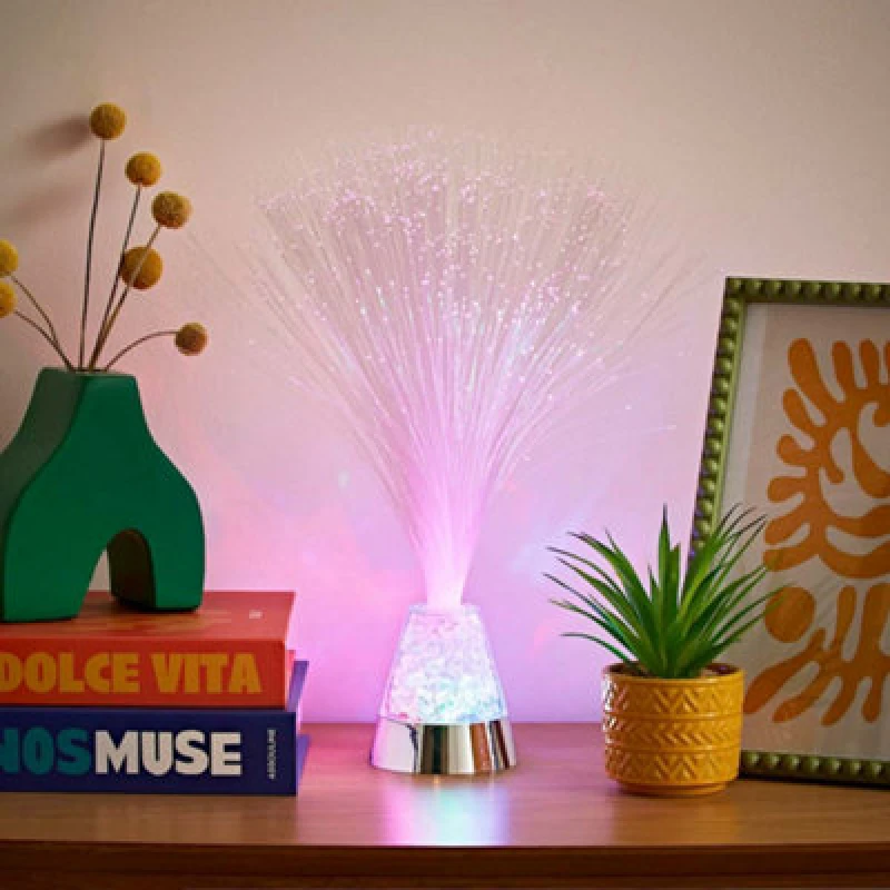 Image of Valuelights Fibre Optic RGB Colour Changing LED Desk Table Lamp