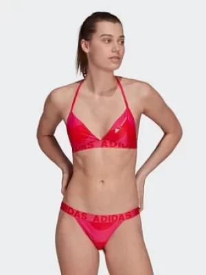 Image of adidas Marimekko Laine Bikini, Red, Size L, Women