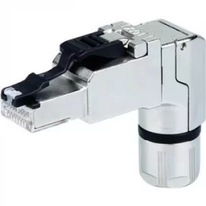 Image of Telegaertner MFP8-4x90 T568B Cat.6A RJ45 plug angled, Field attachable J00026A4001 Plug, straight
