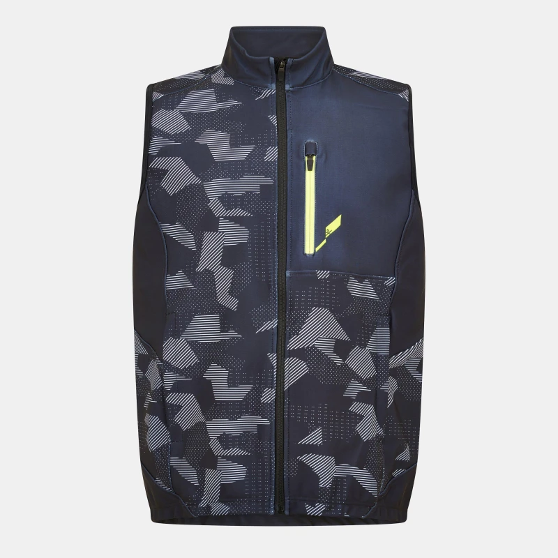 Image of Head Mens Race Lightning Team Gilet Black male X Large