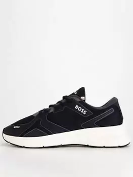 Image of BOSS Owen_runn Trainer, Dark Blue, Size 46, Men