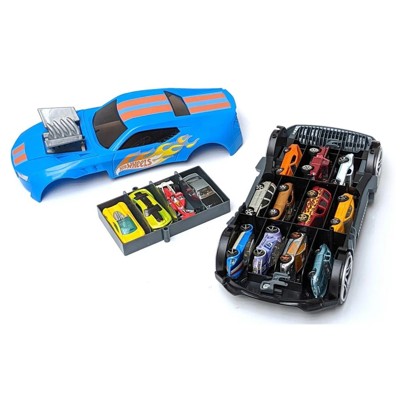 Image of Hot Wheels 2-in-1 Race N' Haul Storage Case