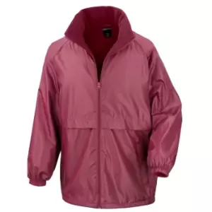 Image of Result Mens Core Adult DWL Jacket (With Fold Away Hood) (XL) (Burgundy)