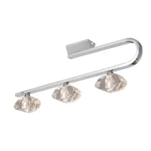 Image of Alfa Ceiling Linear Bar 3 Light G9, Polished Chrome