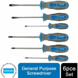 Image of Silverline - Screwdriver Set General Purpose Tools Set 6pce 546524