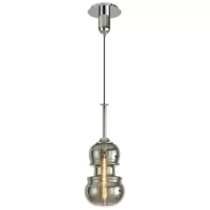 Image of Pendant lamp Sonata Chrome polished 1 bulb 75cm