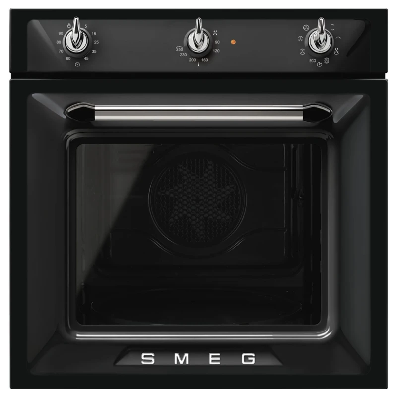 Image of Smeg SF6905N1 Victoria Multifunction Single Oven - BLACK SF6905N1